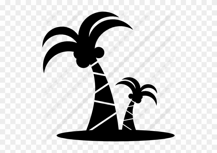 Coconut Trees - Coconut Tree Icon Png #36132