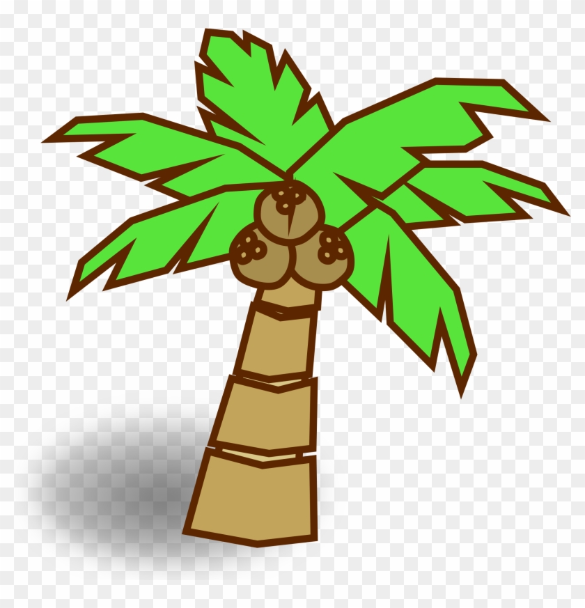 Big Image - Coconut Tree Cartoon Hd - Free Transparent PNG Clipart Images  Download