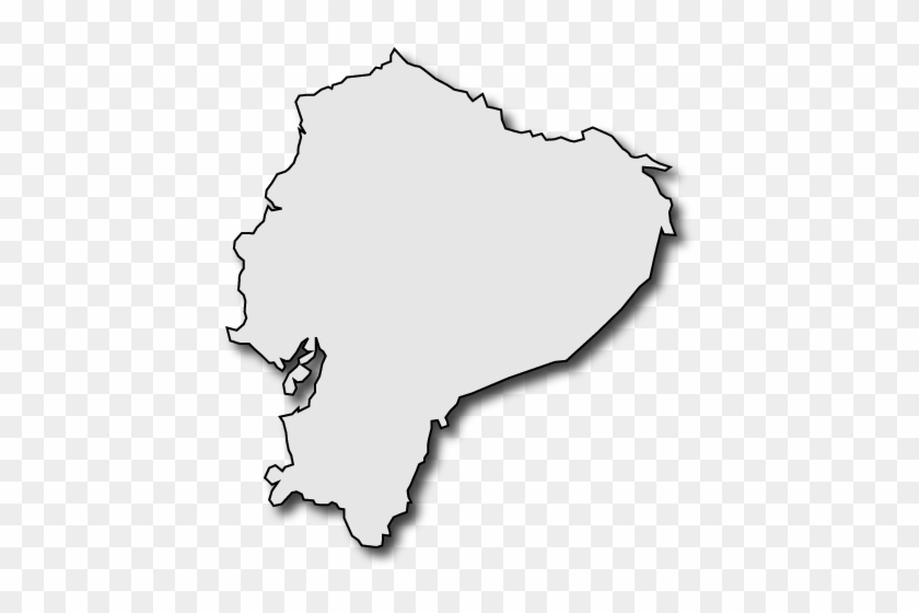 Ecuador Clip Art - Outline Ecuador Map #36201