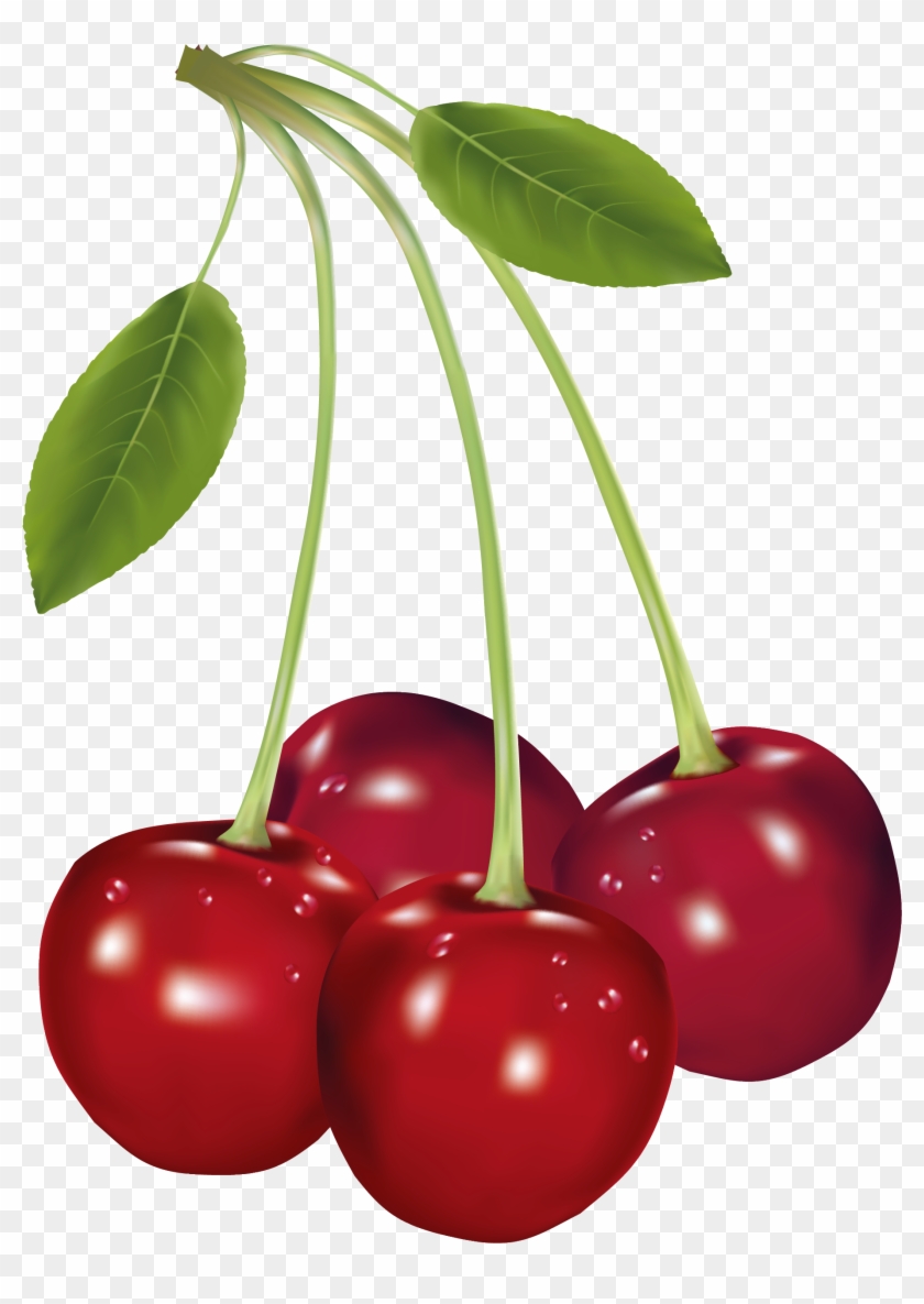 Food Clipart, Fruit Clipart, Birthday Clipart, Vegetables, - Clip Art Of Cherries #36266