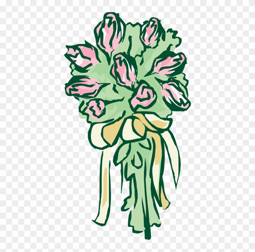 Wedding - Flowers - Clip - Art - Wedding Flower Cartoon Png #36283