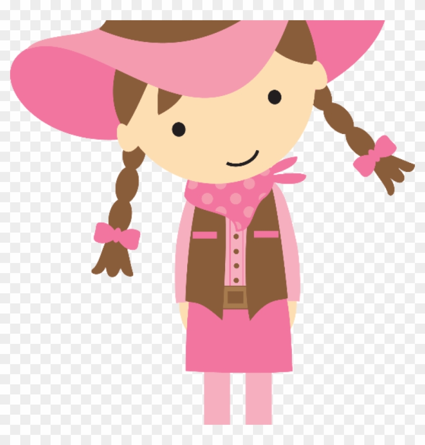 Cowgirl Clipart Cowboy E Cowgirl Minus Clip Art Country - Vaquerita Png #36308