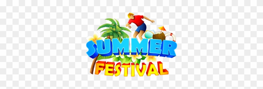 Summer Festival With Summer Elements, Summer, Beach, - Portable Network Graphics #36348