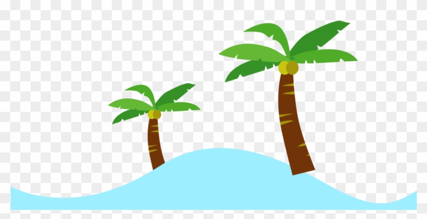 Leaf Text Green Clip Art - Coconut Tree Cartoon Png #36398