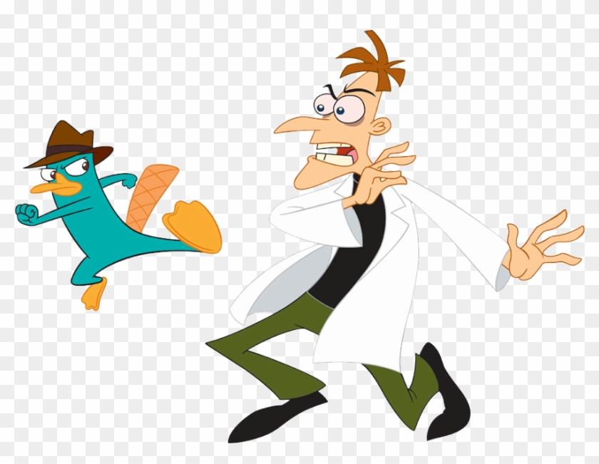Phineas And Ferb Wall Decal Clipart - Phineas And Ferb Dr Doofenshmirtz #36535
