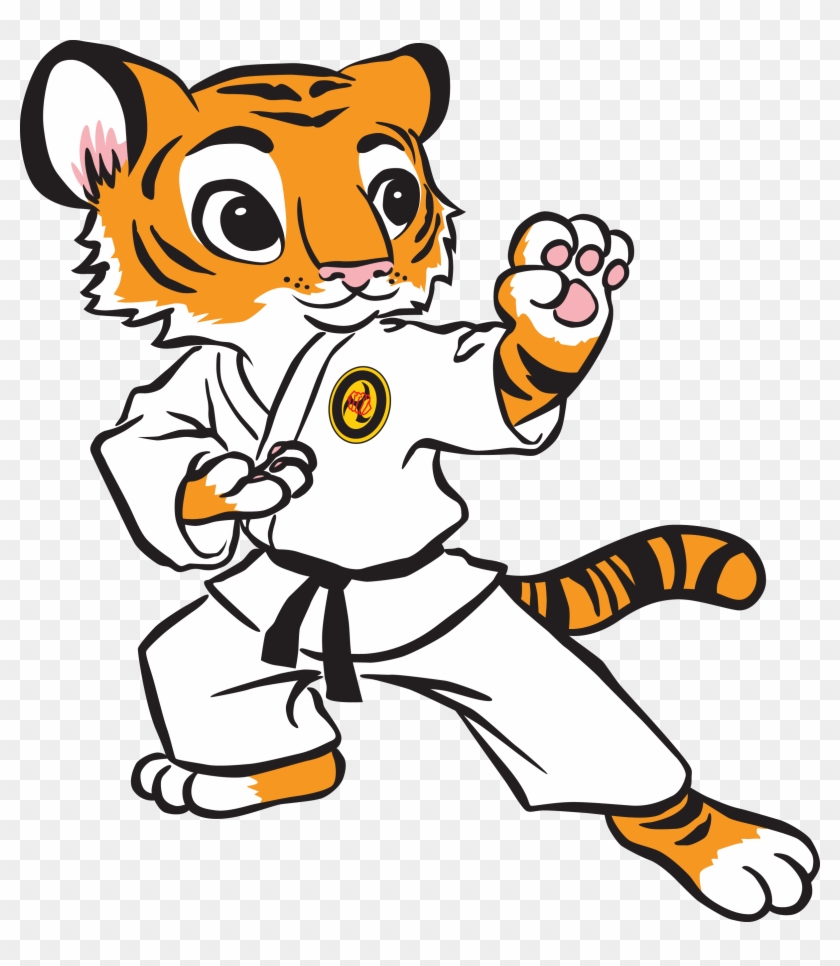 Karate Tiger Clipart Clipart Kid - Tiger Karate #36629