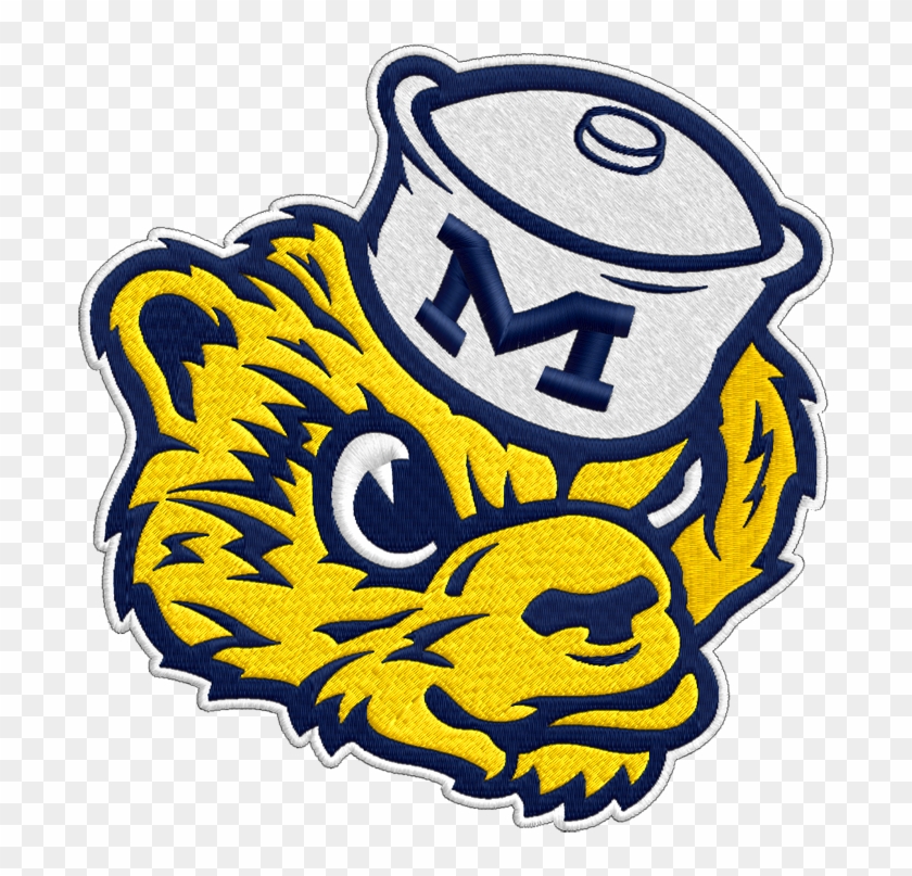 Michigan Wolverines Vintage Logo Clipart - University Of Michigan Wolverine Logo #36700