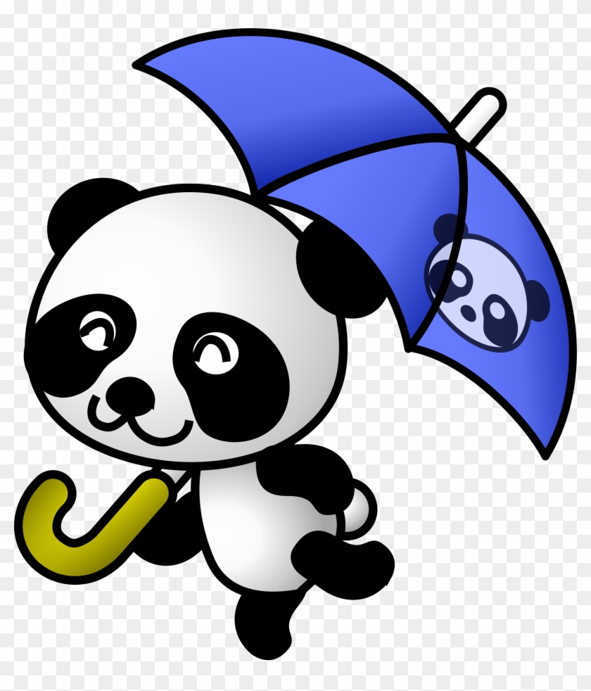 Panda Clip Art Clipart - Gambar Animasi Hewan Lucu #36758