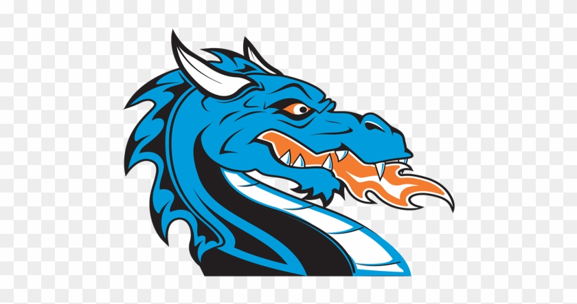 Black 0,0,0 - Dragon Mascot Logo Png #36823