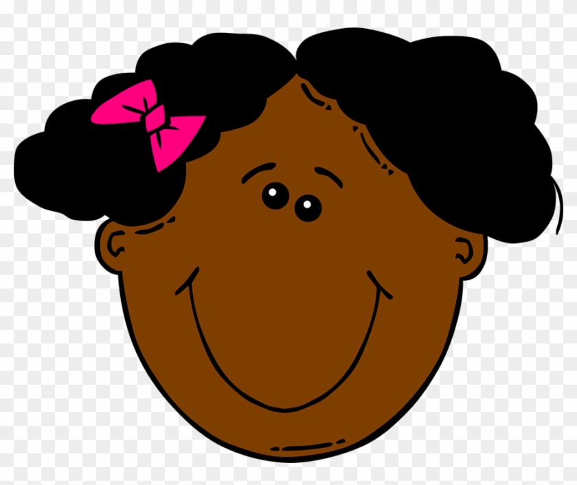 Illustrations And Clipart Girl, Smile, Happy, Black, - Clip Art African American Girl #36832