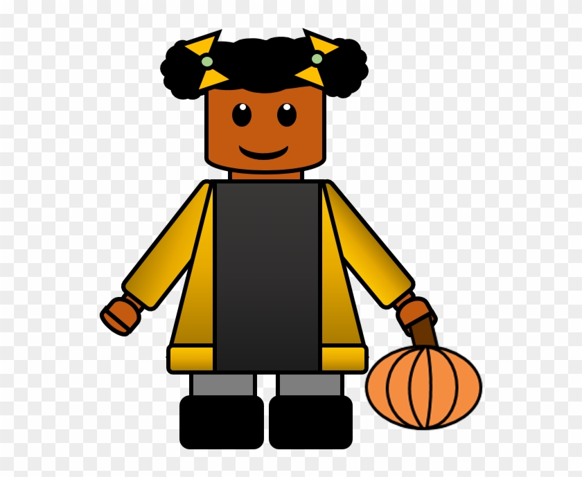 Fall Lego Inspired African American Clipart For Teachers - Clip Art #36835