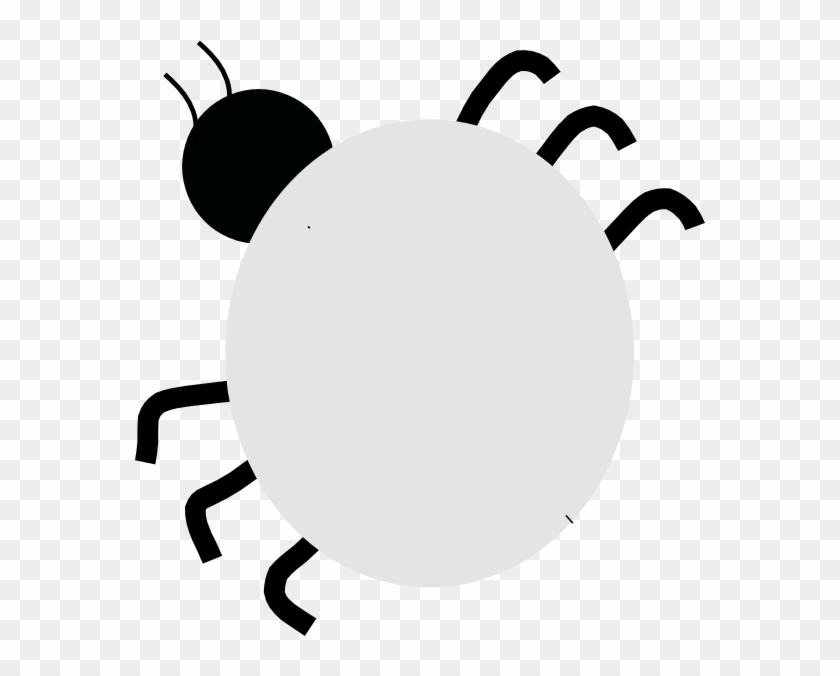 Bug Clip Art At Clker - Ladybug Black And White #36852