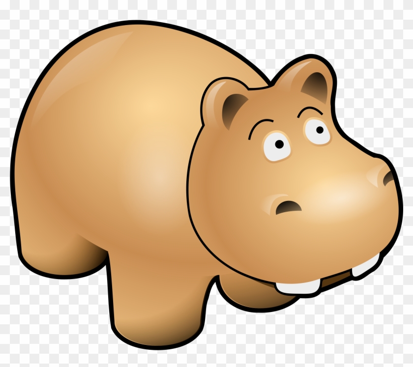 Hippo Mascot Cliparts - Cartoon Hippo Transparent #36884