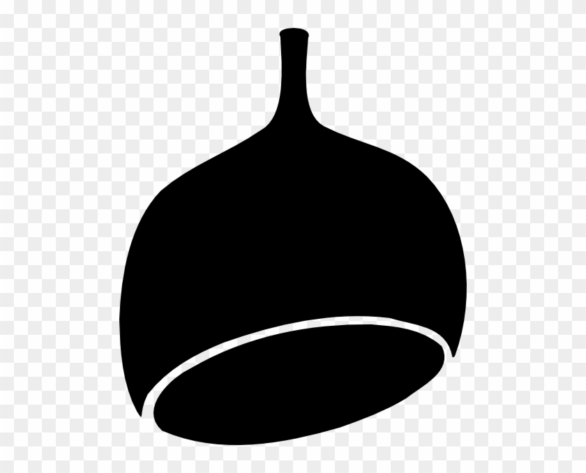 Free Vector Gumnut Black Clip Art - Gumnut Clipart #37028