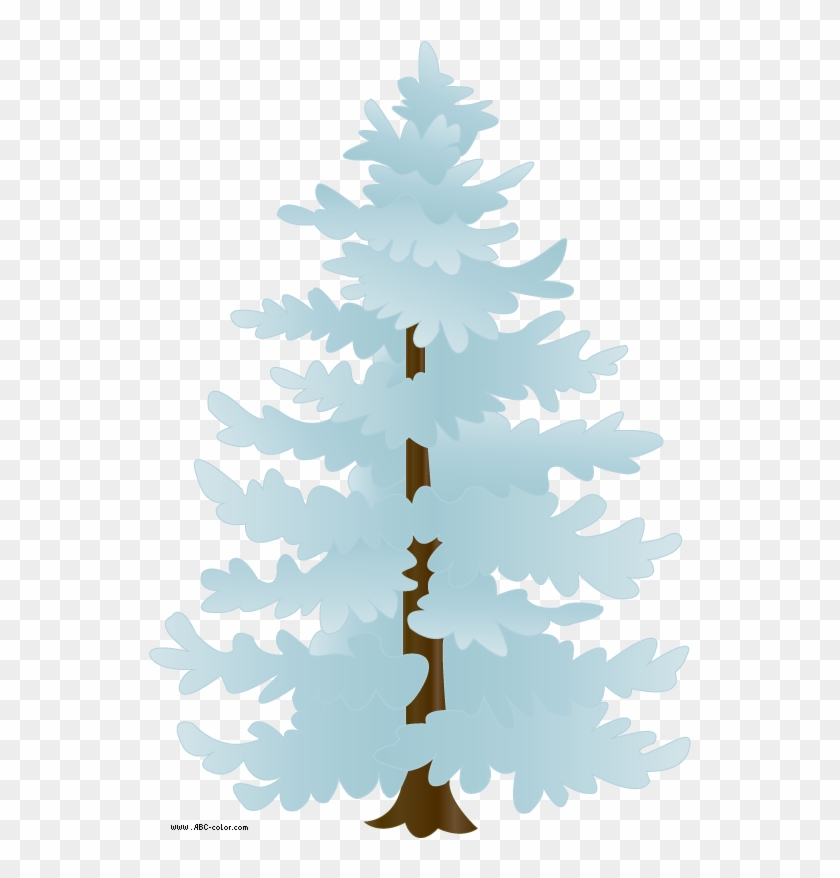 Download Bitmap Picture Snow Covered Tree - Snow Tree Clipart Free #37050