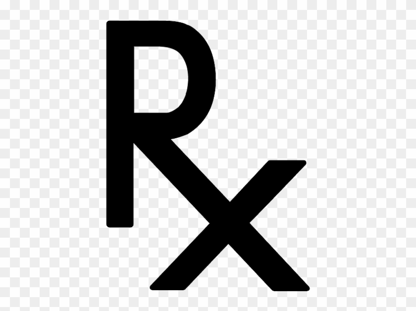Rx Pharmacy Prescription Symbol Black - Pharmacy Symbol Rx #37055