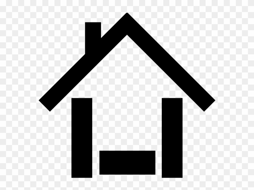 House Icon Black Clip Art At Clker Com Vector Online - House Icon Royalty Free #37080