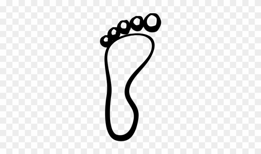 Feet Clipart Icon - Line Art #37089