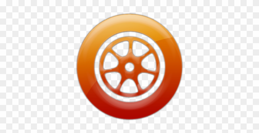 Car Wheel Wheels Icon Icons Etc Clip Art - Car Wheel Clipart Png #37154