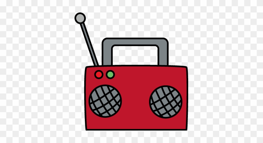 Red Radio - Radio Clipart #37169