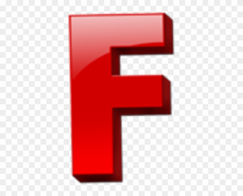 Letter F Icon 1 Free Images At Clker Com Vector Clip - Big Letter F Red #37232