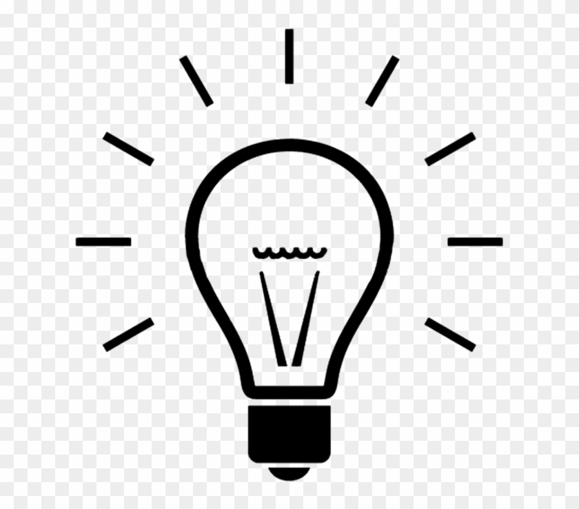 Clipart Excellent Light Bulb Black And White File Simple - Creative Commons Icons Light Bulb #37248