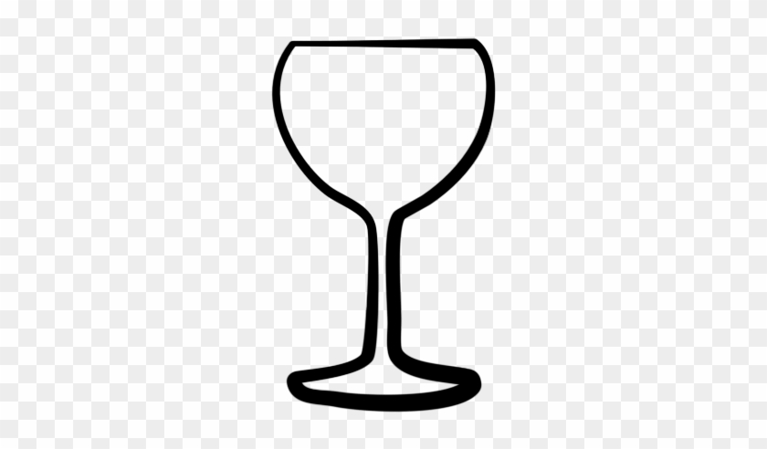 Red Wine Glass Icon - Wine Glass #37281