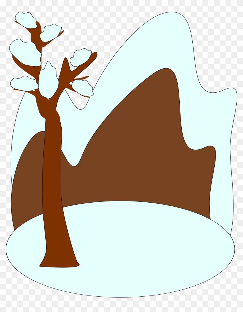 How To Draw A Tree - Winter Clip Art #37284