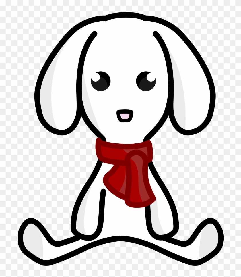 Snow Rabbit Plush Clip Art - Stuffed Animal Clipart #37301