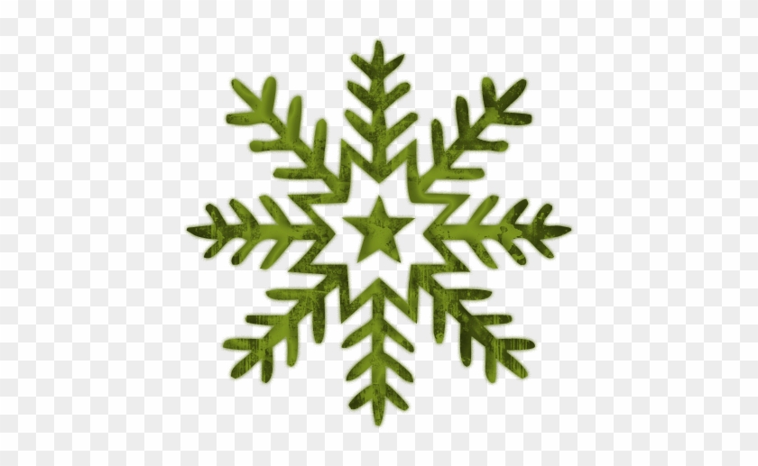 Snowflake - Clipart - Transparent - Background - Red And Green Snowflakes #37348