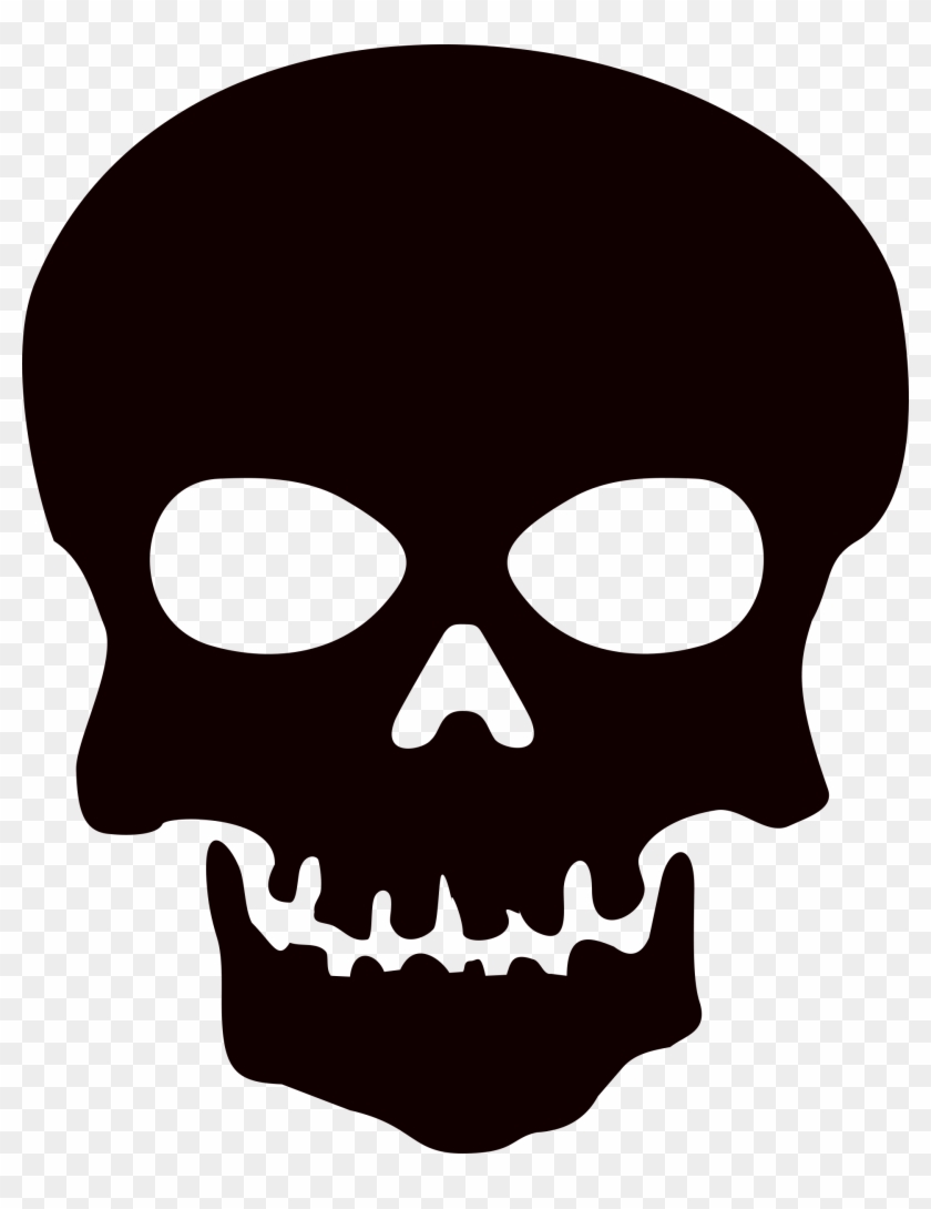 Skull Clipart Transparent Background - Basic Skull Throw Blanket #37350