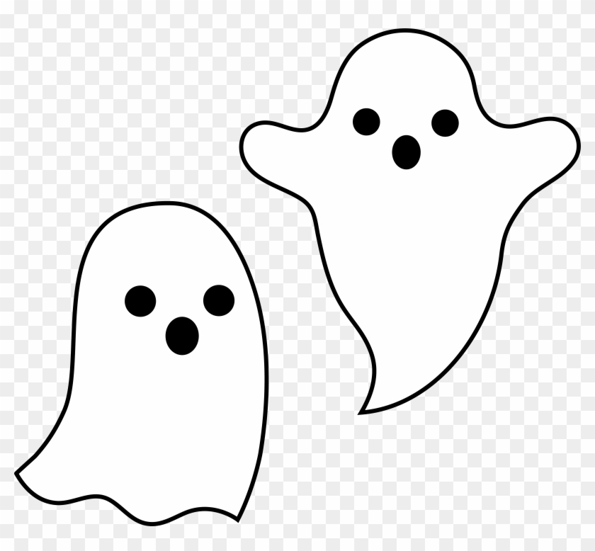 Ghost Clipart Clear Background - Ghost Clipart Black And White - Free  Transparent PNG Clipart Images Download