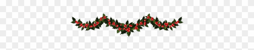 Garland Christmas Red Transparent Png Image, Clipart - Holiday Garland #37525