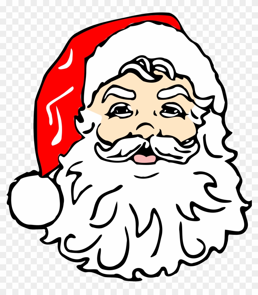 Xmas Clip Art - Santa Face Clip Art #37535