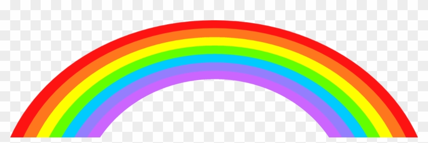 Rainbow Background Clip Art Vectors Download Free Vector - Rainbow Png #37549