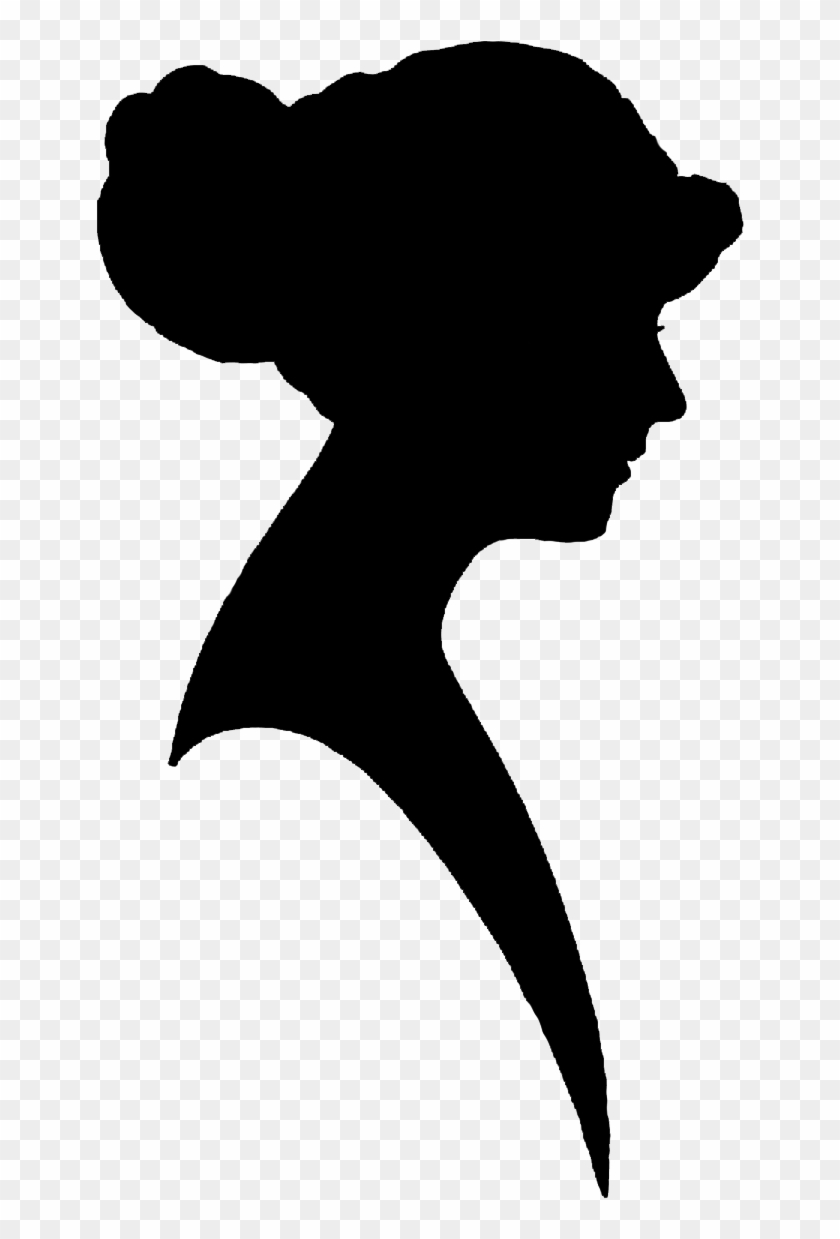Victorian Silhouette Clipart - Victorian Woman Silhouette Png #37562