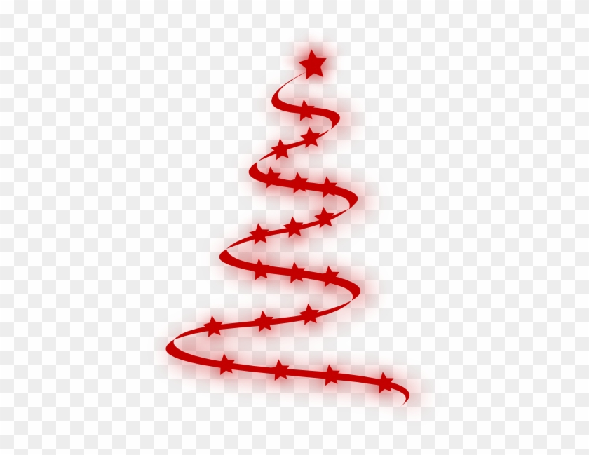 Red Christmas Tree Clip Art At Clker - Red Christmas Tree Png #37569