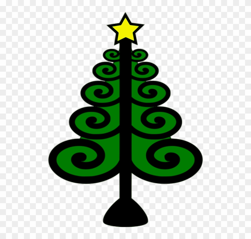 Christmas Tree, Christmas, Green, Star - Hvězda Na Vánoční Stromek #37597