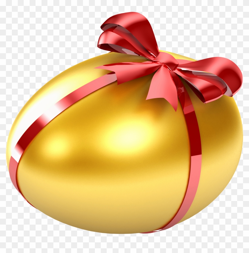 Golden - Gold Easter Egg Png #37640