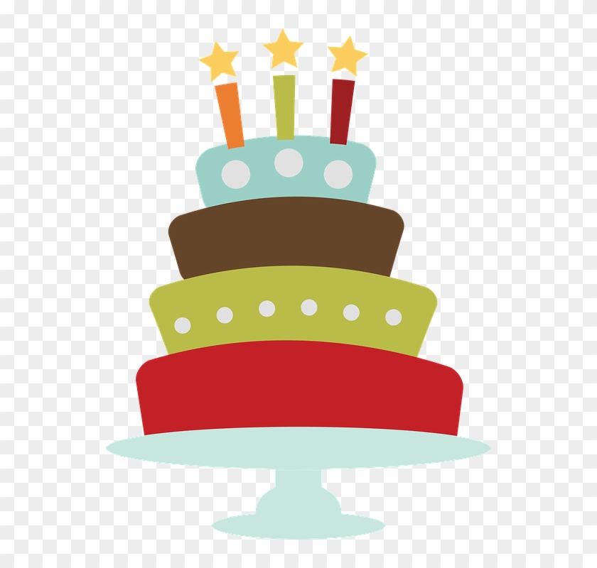 Birthday, Cake, Clip Art - Cumpleaños Clipart #37691