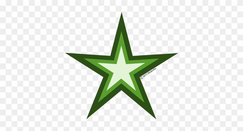 Star Clip Art - Green Shooting Star Clip Art #37841