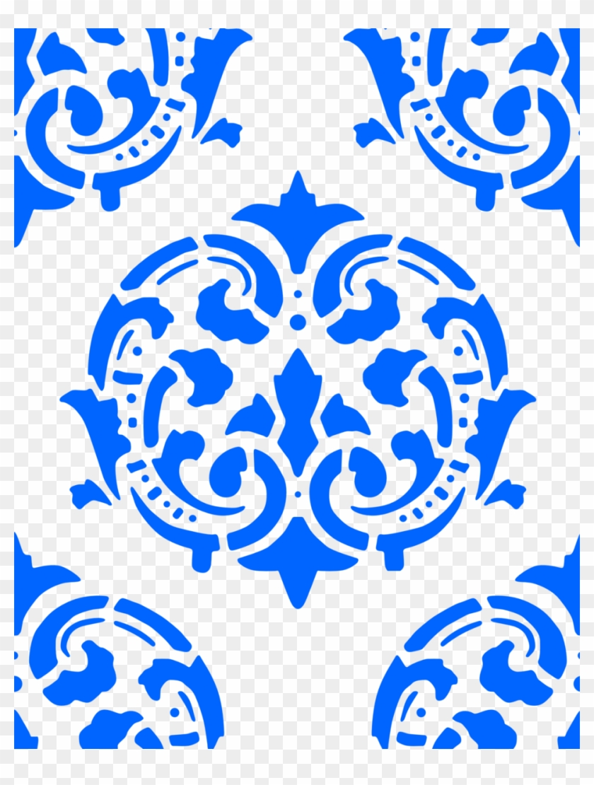 This Free Clip Arts Design Of Victorian Background - Victorian Tile Ornaments Vector #38005