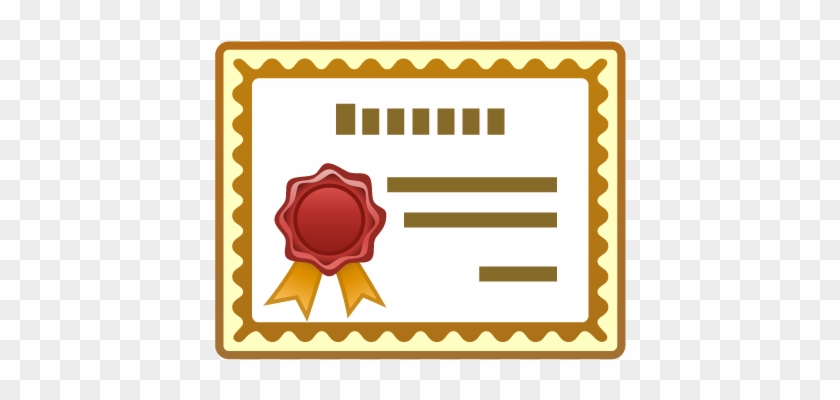 Certification Clipart - Transparent Certificate Clip Art #38190