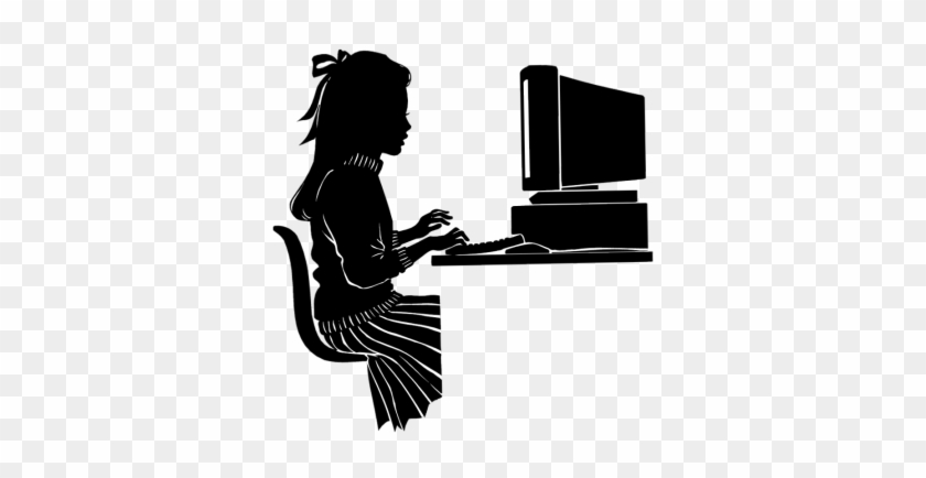 Using The Computer Clipart - Computer #38195