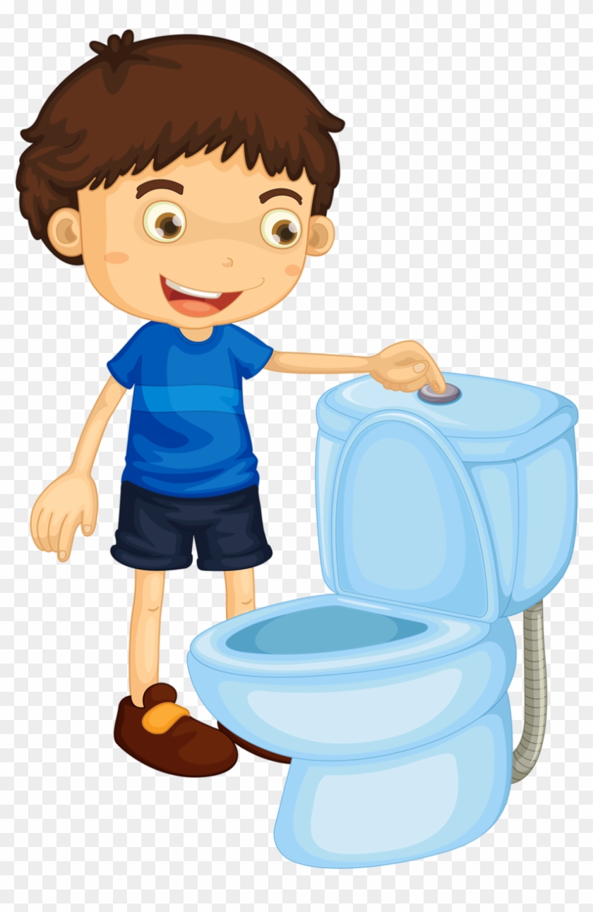 Flush Toilet Clipart #38244