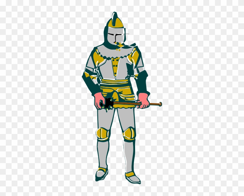 Free Vector Knight Clip Art - Medieval Knight Clipart Png #38421