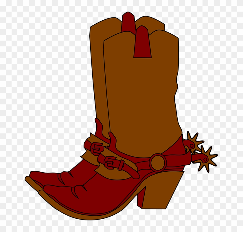Cowgirl Boots Western Fashion Country Pretty - Cowboy Gear Clipart #38451