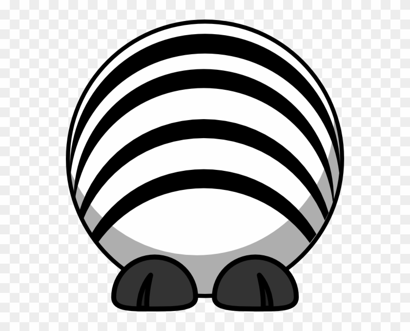 Zebra - Silhouette - Clip - Art - Cartoon Zebra Easy #38462