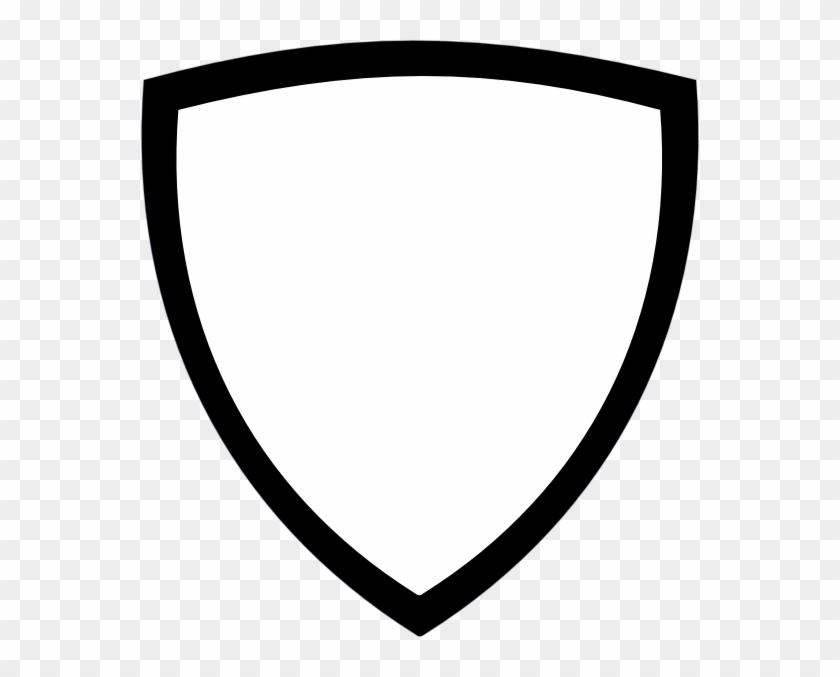Shield Clipart - Shield Logo Black And White #38504