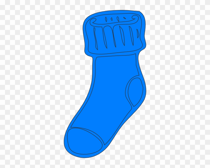 Blue Sock Clip Art - Sock Clipart #38549